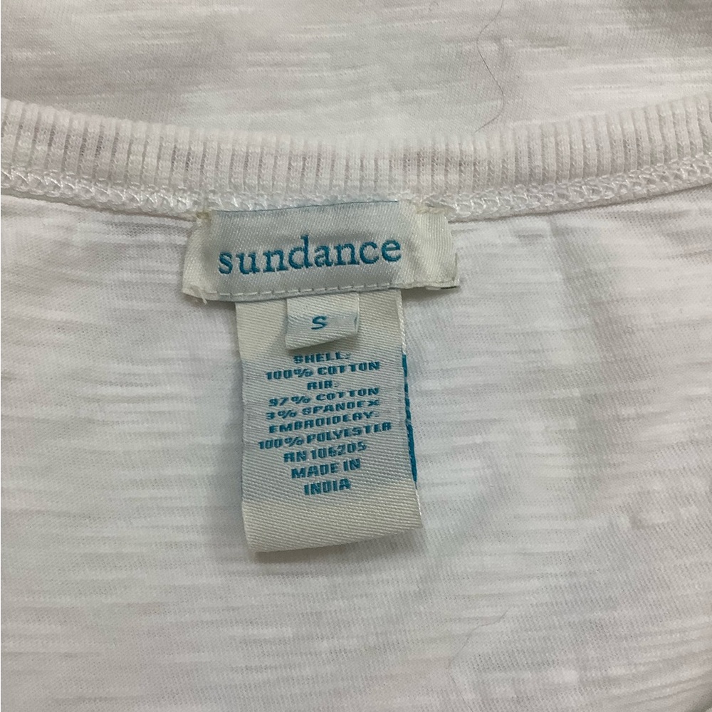 Sundance Brighter Days Embroidered Top White - Picture 7 of 9